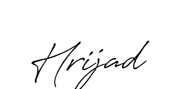 Make a beautiful signature design for name Hrijad. With this signature (Antro_Vectra_Bolder) style, you can create a handwritten signature for free. Hrijad signature style 7 images and pictures png
