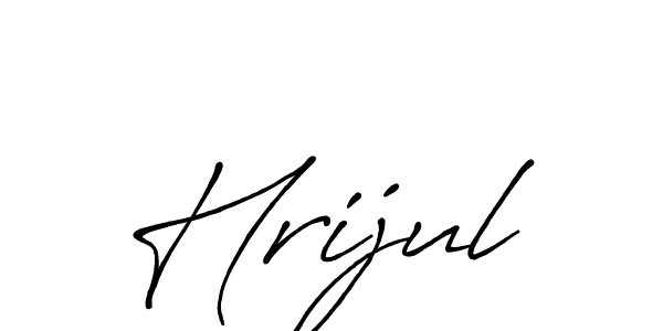 It looks lik you need a new signature style for name Hrijul. Design unique handwritten (Antro_Vectra_Bolder) signature with our free signature maker in just a few clicks. Hrijul signature style 7 images and pictures png