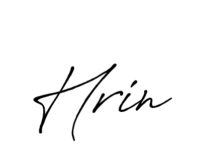 Design your own signature with our free online signature maker. With this signature software, you can create a handwritten (Antro_Vectra_Bolder) signature for name Hrin. Hrin signature style 7 images and pictures png