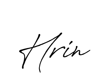 Use a signature maker to create a handwritten signature online. With this signature software, you can design (Antro_Vectra_Bolder) your own signature for name Hrin. Hrin signature style 7 images and pictures png