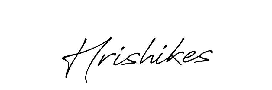 Design your own signature with our free online signature maker. With this signature software, you can create a handwritten (Antro_Vectra_Bolder) signature for name Hrishikes. Hrishikes signature style 7 images and pictures png