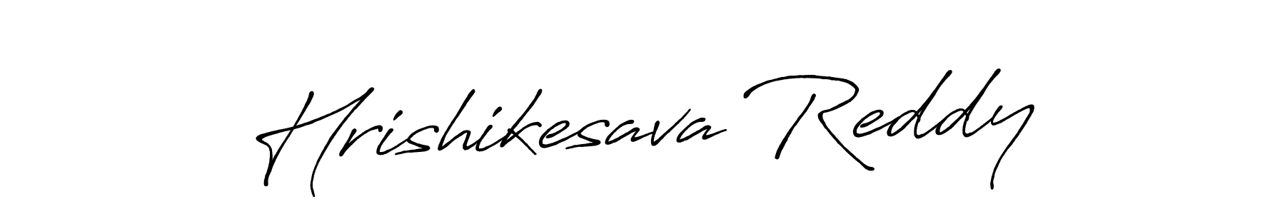 Antro_Vectra_Bolder is a professional signature style that is perfect for those who want to add a touch of class to their signature. It is also a great choice for those who want to make their signature more unique. Get Hrishikesava Reddy name to fancy signature for free. Hrishikesava Reddy signature style 7 images and pictures png
