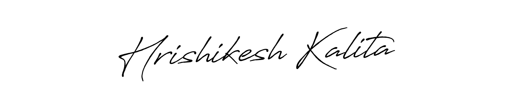 Hrishikesh Kalita stylish signature style. Best Handwritten Sign (Antro_Vectra_Bolder) for my name. Handwritten Signature Collection Ideas for my name Hrishikesh Kalita. Hrishikesh Kalita signature style 7 images and pictures png