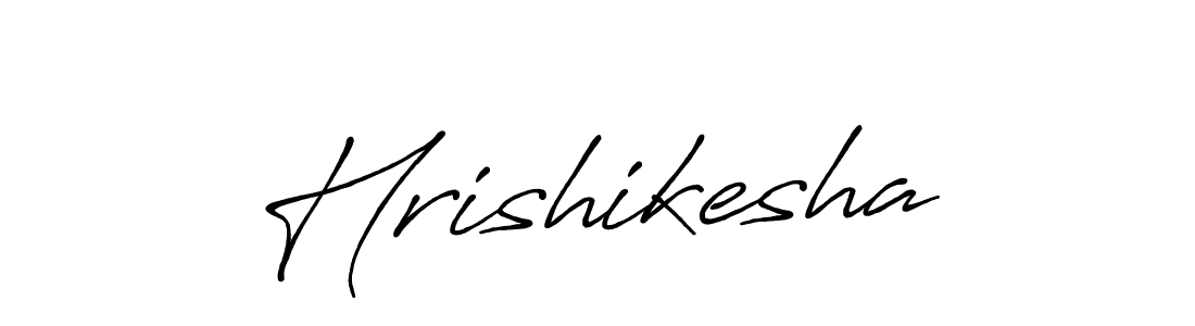 Also we have Hrishikesha name is the best signature style. Create professional handwritten signature collection using Antro_Vectra_Bolder autograph style. Hrishikesha signature style 7 images and pictures png