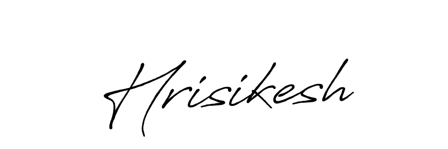 Create a beautiful signature design for name Hrisikesh. With this signature (Antro_Vectra_Bolder) fonts, you can make a handwritten signature for free. Hrisikesh signature style 7 images and pictures png
