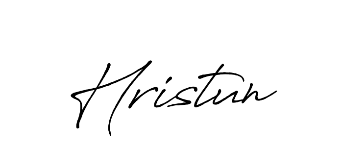 Once you've used our free online signature maker to create your best signature Antro_Vectra_Bolder style, it's time to enjoy all of the benefits that Hristun name signing documents. Hristun signature style 7 images and pictures png