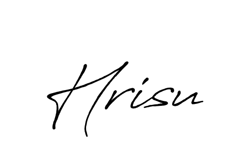 It looks lik you need a new signature style for name Hrisu. Design unique handwritten (Antro_Vectra_Bolder) signature with our free signature maker in just a few clicks. Hrisu signature style 7 images and pictures png