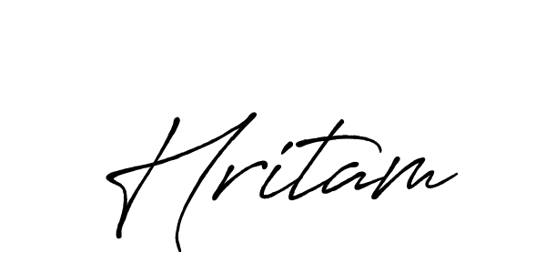The best way (Antro_Vectra_Bolder) to make a short signature is to pick only two or three words in your name. The name Hritam include a total of six letters. For converting this name. Hritam signature style 7 images and pictures png