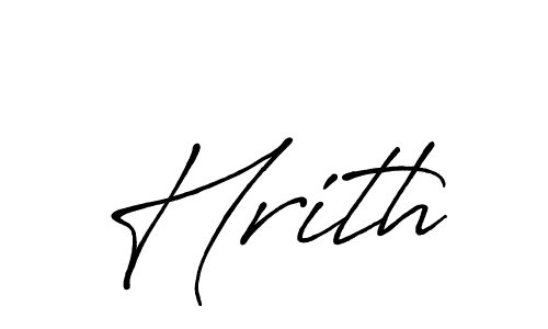 Similarly Antro_Vectra_Bolder is the best handwritten signature design. Signature creator online .You can use it as an online autograph creator for name Hrith. Hrith signature style 7 images and pictures png