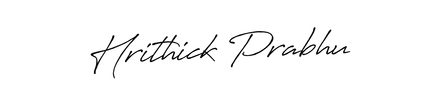 How to Draw Hrithick Prabhu signature style? Antro_Vectra_Bolder is a latest design signature styles for name Hrithick Prabhu. Hrithick Prabhu signature style 7 images and pictures png