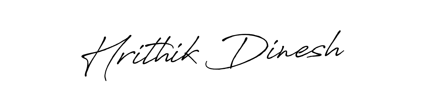 The best way (Antro_Vectra_Bolder) to make a short signature is to pick only two or three words in your name. The name Hrithik Dinesh include a total of six letters. For converting this name. Hrithik Dinesh signature style 7 images and pictures png