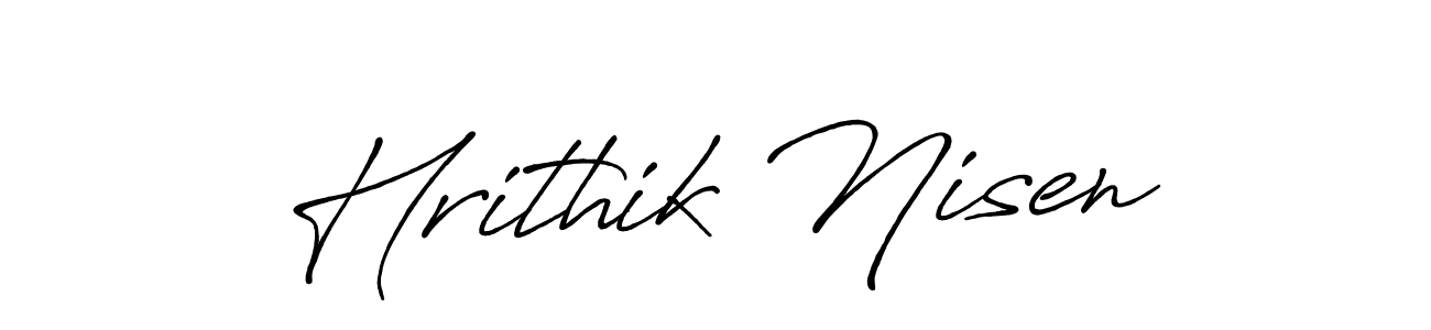 This is the best signature style for the Hrithik Nisen name. Also you like these signature font (Antro_Vectra_Bolder). Mix name signature. Hrithik Nisen signature style 7 images and pictures png