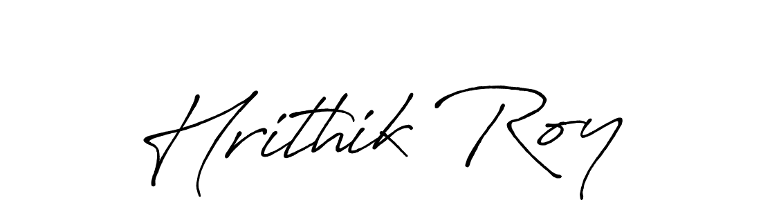Use a signature maker to create a handwritten signature online. With this signature software, you can design (Antro_Vectra_Bolder) your own signature for name Hrithik Roy. Hrithik Roy signature style 7 images and pictures png