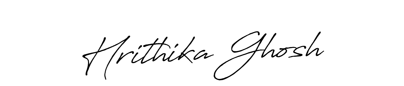 Antro_Vectra_Bolder is a professional signature style that is perfect for those who want to add a touch of class to their signature. It is also a great choice for those who want to make their signature more unique. Get Hrithika Ghosh name to fancy signature for free. Hrithika Ghosh signature style 7 images and pictures png