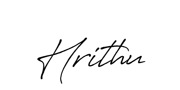 Similarly Antro_Vectra_Bolder is the best handwritten signature design. Signature creator online .You can use it as an online autograph creator for name Hrithu. Hrithu signature style 7 images and pictures png