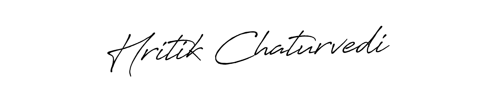 You should practise on your own different ways (Antro_Vectra_Bolder) to write your name (Hritik Chaturvedi) in signature. don't let someone else do it for you. Hritik Chaturvedi signature style 7 images and pictures png