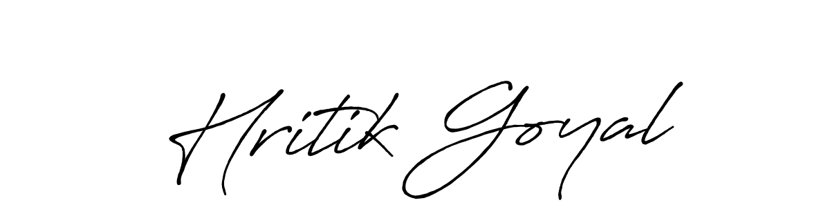 Also You can easily find your signature by using the search form. We will create Hritik Goyal name handwritten signature images for you free of cost using Antro_Vectra_Bolder sign style. Hritik Goyal signature style 7 images and pictures png