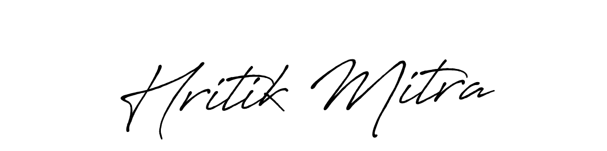 It looks lik you need a new signature style for name Hritik Mitra. Design unique handwritten (Antro_Vectra_Bolder) signature with our free signature maker in just a few clicks. Hritik Mitra signature style 7 images and pictures png