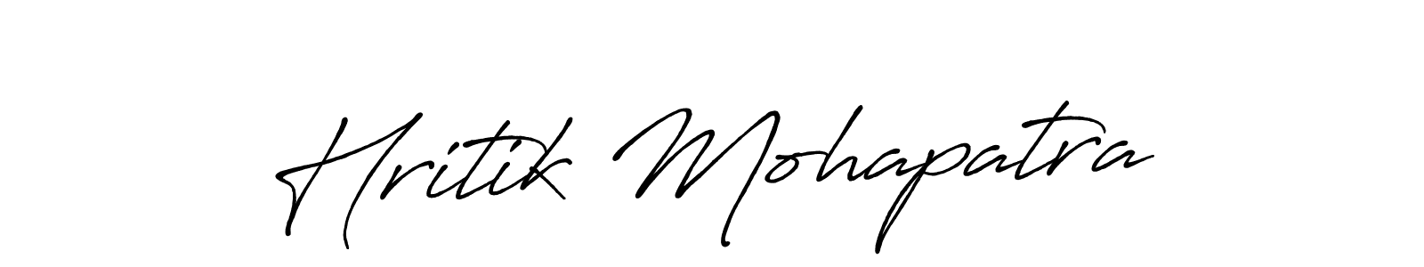 The best way (Antro_Vectra_Bolder) to make a short signature is to pick only two or three words in your name. The name Hritik Mohapatra include a total of six letters. For converting this name. Hritik Mohapatra signature style 7 images and pictures png