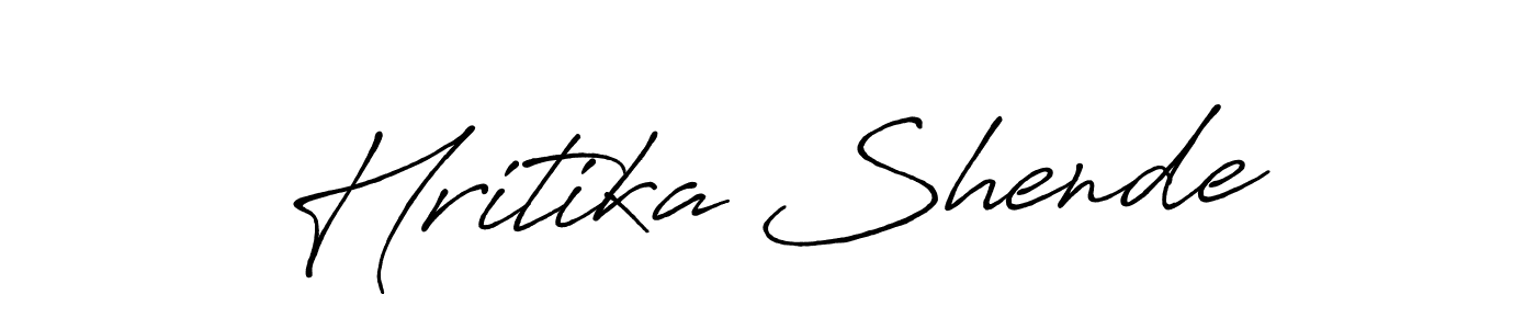 It looks lik you need a new signature style for name Hritika Shende. Design unique handwritten (Antro_Vectra_Bolder) signature with our free signature maker in just a few clicks. Hritika Shende signature style 7 images and pictures png