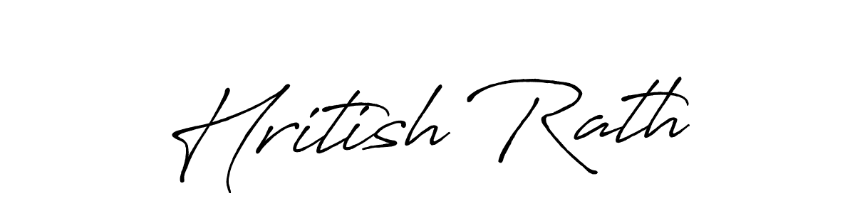 You should practise on your own different ways (Antro_Vectra_Bolder) to write your name (Hritish Rath) in signature. don't let someone else do it for you. Hritish Rath signature style 7 images and pictures png