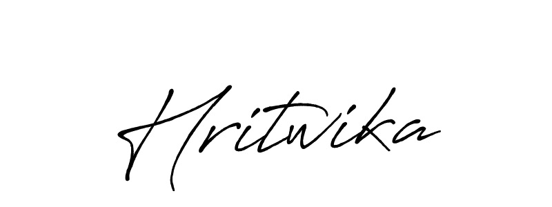 Also we have Hritwika name is the best signature style. Create professional handwritten signature collection using Antro_Vectra_Bolder autograph style. Hritwika signature style 7 images and pictures png