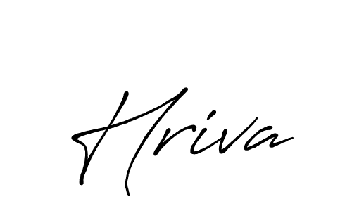 How to make Hriva signature? Antro_Vectra_Bolder is a professional autograph style. Create handwritten signature for Hriva name. Hriva signature style 7 images and pictures png