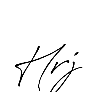 if you are searching for the best signature style for your name Hrj. so please give up your signature search. here we have designed multiple signature styles  using Antro_Vectra_Bolder. Hrj signature style 7 images and pictures png