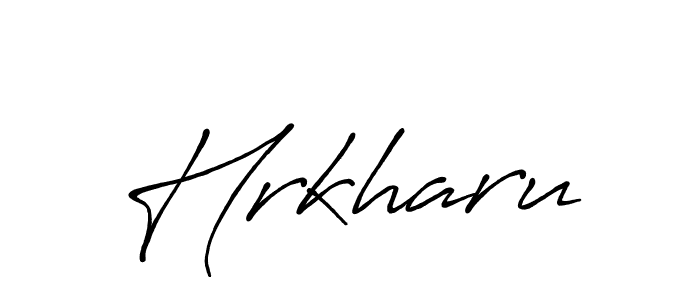 The best way (Antro_Vectra_Bolder) to make a short signature is to pick only two or three words in your name. The name Hrkharu include a total of six letters. For converting this name. Hrkharu signature style 7 images and pictures png