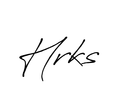 Best and Professional Signature Style for Hrks. Antro_Vectra_Bolder Best Signature Style Collection. Hrks signature style 7 images and pictures png