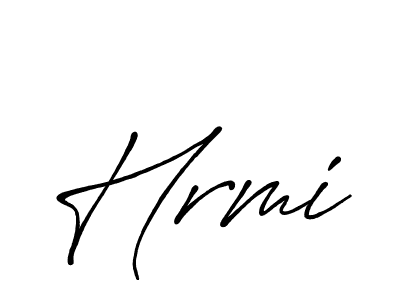 Design your own signature with our free online signature maker. With this signature software, you can create a handwritten (Antro_Vectra_Bolder) signature for name Hrmi. Hrmi signature style 7 images and pictures png