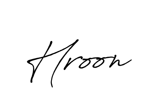 You should practise on your own different ways (Antro_Vectra_Bolder) to write your name (Hroon) in signature. don't let someone else do it for you. Hroon signature style 7 images and pictures png