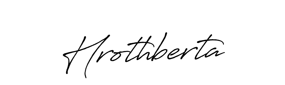 Also You can easily find your signature by using the search form. We will create Hrothberta name handwritten signature images for you free of cost using Antro_Vectra_Bolder sign style. Hrothberta signature style 7 images and pictures png