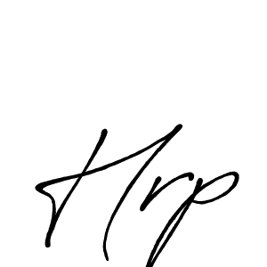 Create a beautiful signature design for name Hrp. With this signature (Antro_Vectra_Bolder) fonts, you can make a handwritten signature for free. Hrp signature style 7 images and pictures png