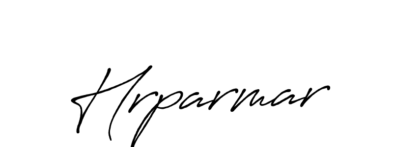 Use a signature maker to create a handwritten signature online. With this signature software, you can design (Antro_Vectra_Bolder) your own signature for name Hrparmar. Hrparmar signature style 7 images and pictures png
