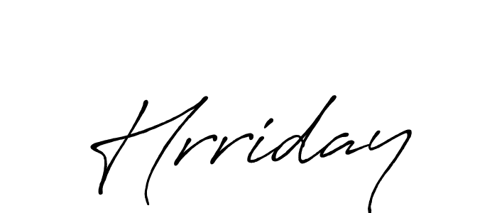 How to make Hrriday signature? Antro_Vectra_Bolder is a professional autograph style. Create handwritten signature for Hrriday name. Hrriday signature style 7 images and pictures png