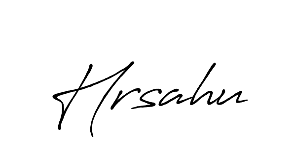 Once you've used our free online signature maker to create your best signature Antro_Vectra_Bolder style, it's time to enjoy all of the benefits that Hrsahu name signing documents. Hrsahu signature style 7 images and pictures png