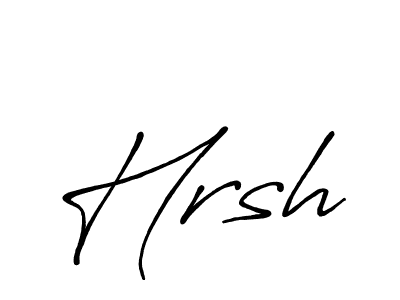 Design your own signature with our free online signature maker. With this signature software, you can create a handwritten (Antro_Vectra_Bolder) signature for name Hrsh. Hrsh signature style 7 images and pictures png