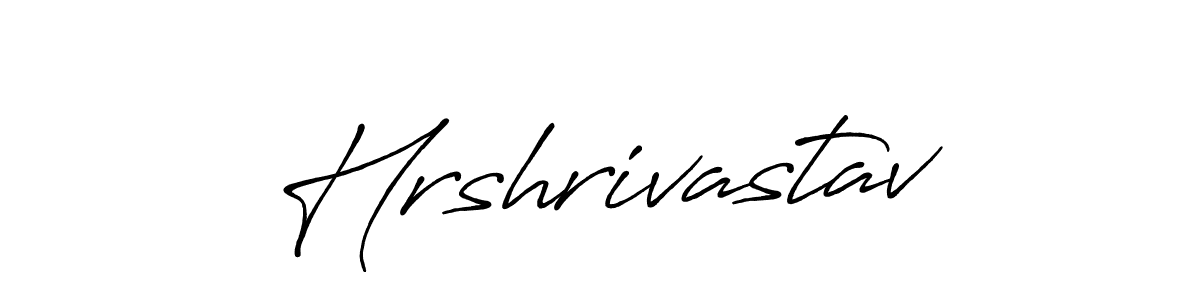 Hrshrivastav stylish signature style. Best Handwritten Sign (Antro_Vectra_Bolder) for my name. Handwritten Signature Collection Ideas for my name Hrshrivastav. Hrshrivastav signature style 7 images and pictures png
