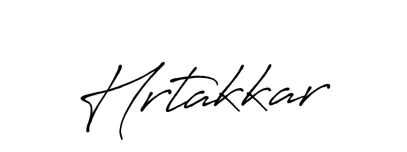 Make a beautiful signature design for name Hrtakkar. With this signature (Antro_Vectra_Bolder) style, you can create a handwritten signature for free. Hrtakkar signature style 7 images and pictures png
