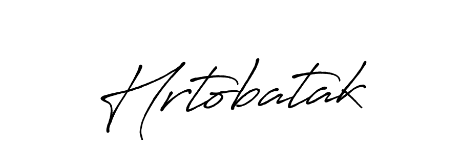 Design your own signature with our free online signature maker. With this signature software, you can create a handwritten (Antro_Vectra_Bolder) signature for name Hrtobatak. Hrtobatak signature style 7 images and pictures png