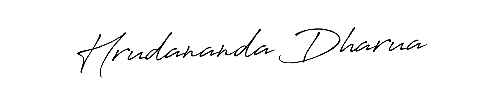 How to make Hrudananda Dharua signature? Antro_Vectra_Bolder is a professional autograph style. Create handwritten signature for Hrudananda Dharua name. Hrudananda Dharua signature style 7 images and pictures png