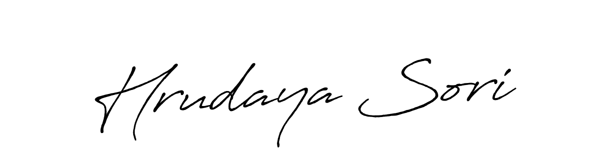 Similarly Antro_Vectra_Bolder is the best handwritten signature design. Signature creator online .You can use it as an online autograph creator for name Hrudaya Sori. Hrudaya Sori signature style 7 images and pictures png