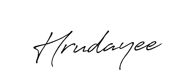 Similarly Antro_Vectra_Bolder is the best handwritten signature design. Signature creator online .You can use it as an online autograph creator for name Hrudayee. Hrudayee signature style 7 images and pictures png