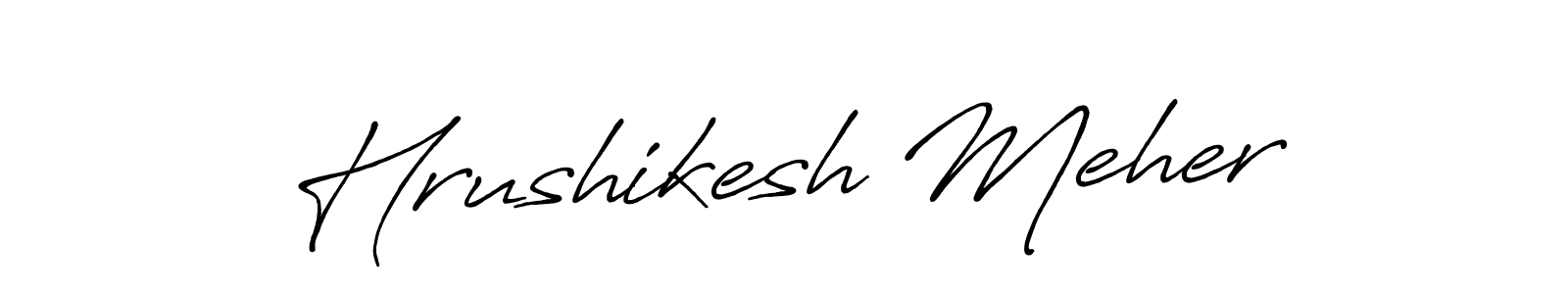 Use a signature maker to create a handwritten signature online. With this signature software, you can design (Antro_Vectra_Bolder) your own signature for name Hrushikesh Meher. Hrushikesh Meher signature style 7 images and pictures png