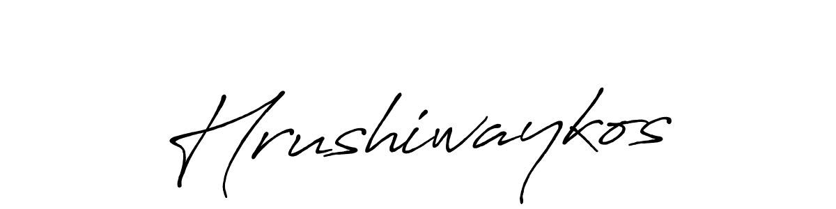 Once you've used our free online signature maker to create your best signature Antro_Vectra_Bolder style, it's time to enjoy all of the benefits that Hrushiwaykos name signing documents. Hrushiwaykos signature style 7 images and pictures png