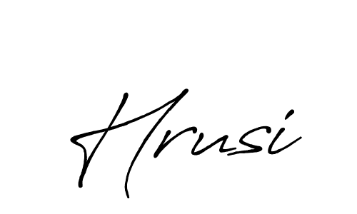 How to Draw Hrusi signature style? Antro_Vectra_Bolder is a latest design signature styles for name Hrusi. Hrusi signature style 7 images and pictures png