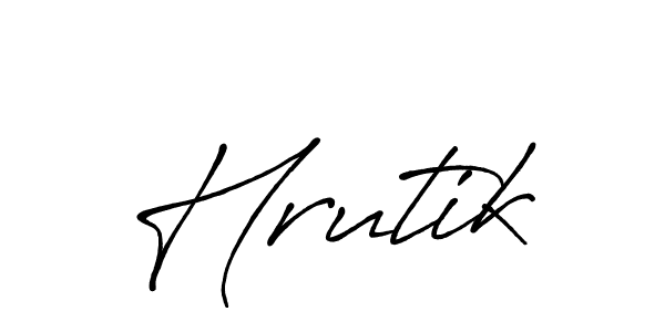 Antro_Vectra_Bolder is a professional signature style that is perfect for those who want to add a touch of class to their signature. It is also a great choice for those who want to make their signature more unique. Get Hrutik name to fancy signature for free. Hrutik signature style 7 images and pictures png