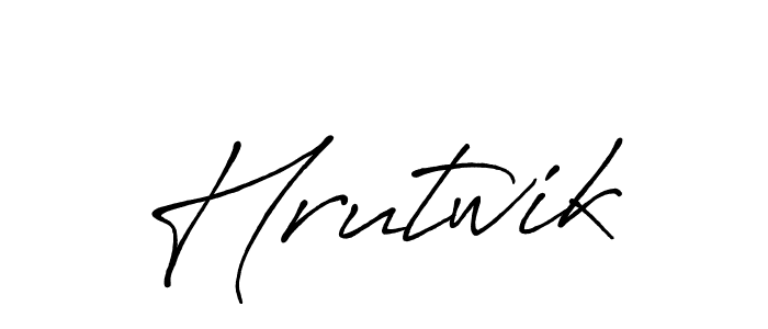 Use a signature maker to create a handwritten signature online. With this signature software, you can design (Antro_Vectra_Bolder) your own signature for name Hrutwik. Hrutwik signature style 7 images and pictures png