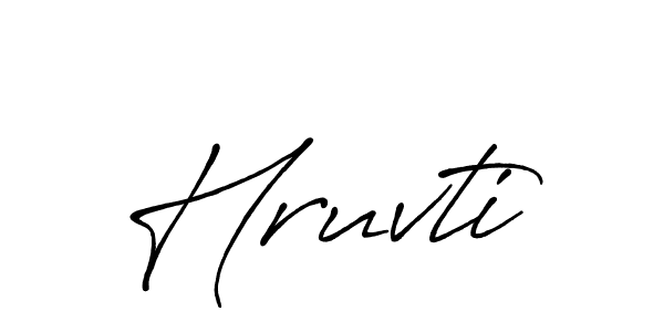 Hruvti stylish signature style. Best Handwritten Sign (Antro_Vectra_Bolder) for my name. Handwritten Signature Collection Ideas for my name Hruvti. Hruvti signature style 7 images and pictures png